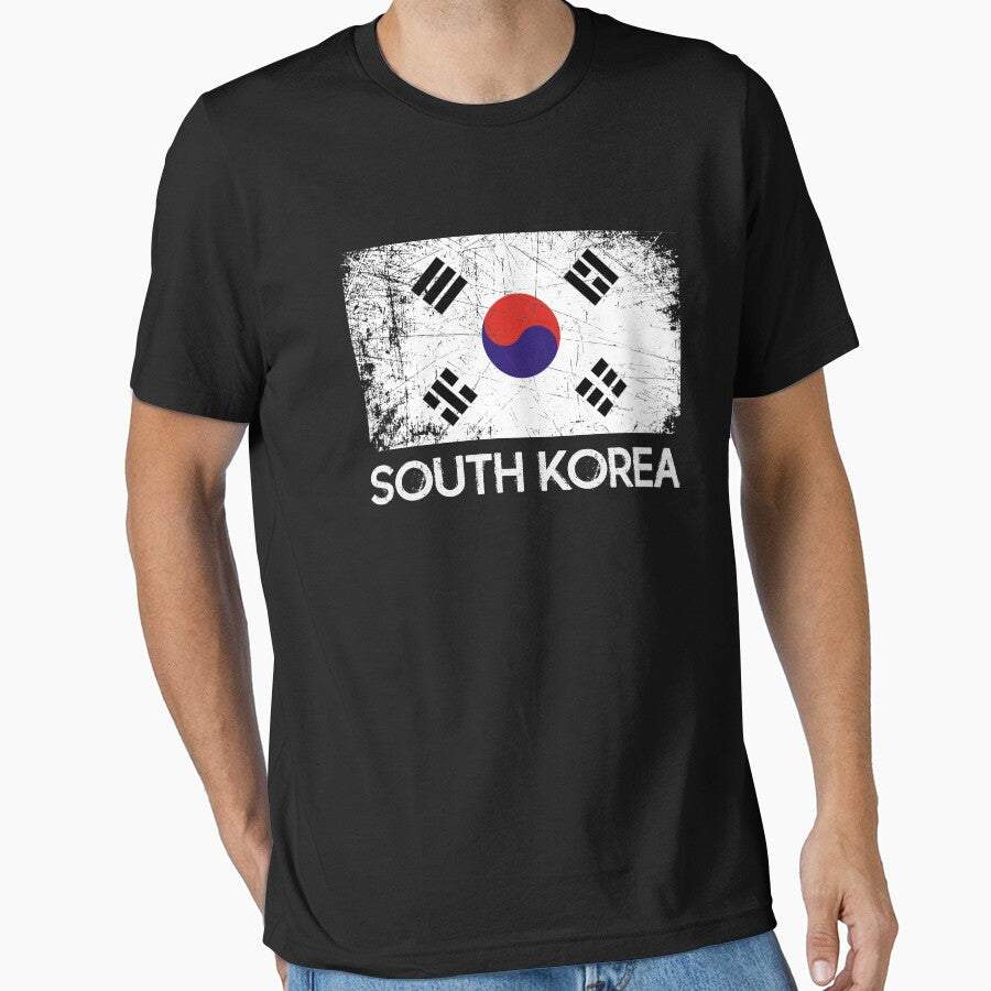 South Korean Flag Design | Vintage Made In South Korea Gift by melsens