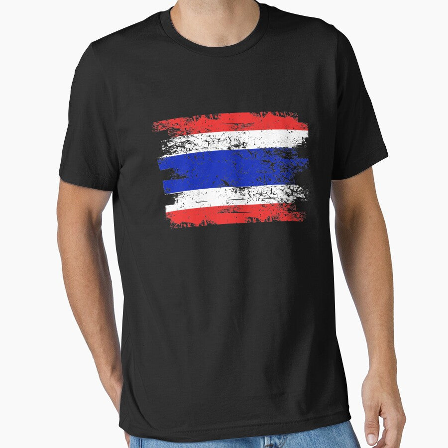 Thailand Shirt Gift Country Flag Patriotic Travel Asia Light by threadsmonkey
