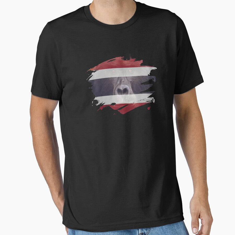 Thai Gorilla Flag by ockshirts