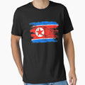 North Korea Shirt Gift Country Flag Patriotic Travel Asia Light by threadsmonkey