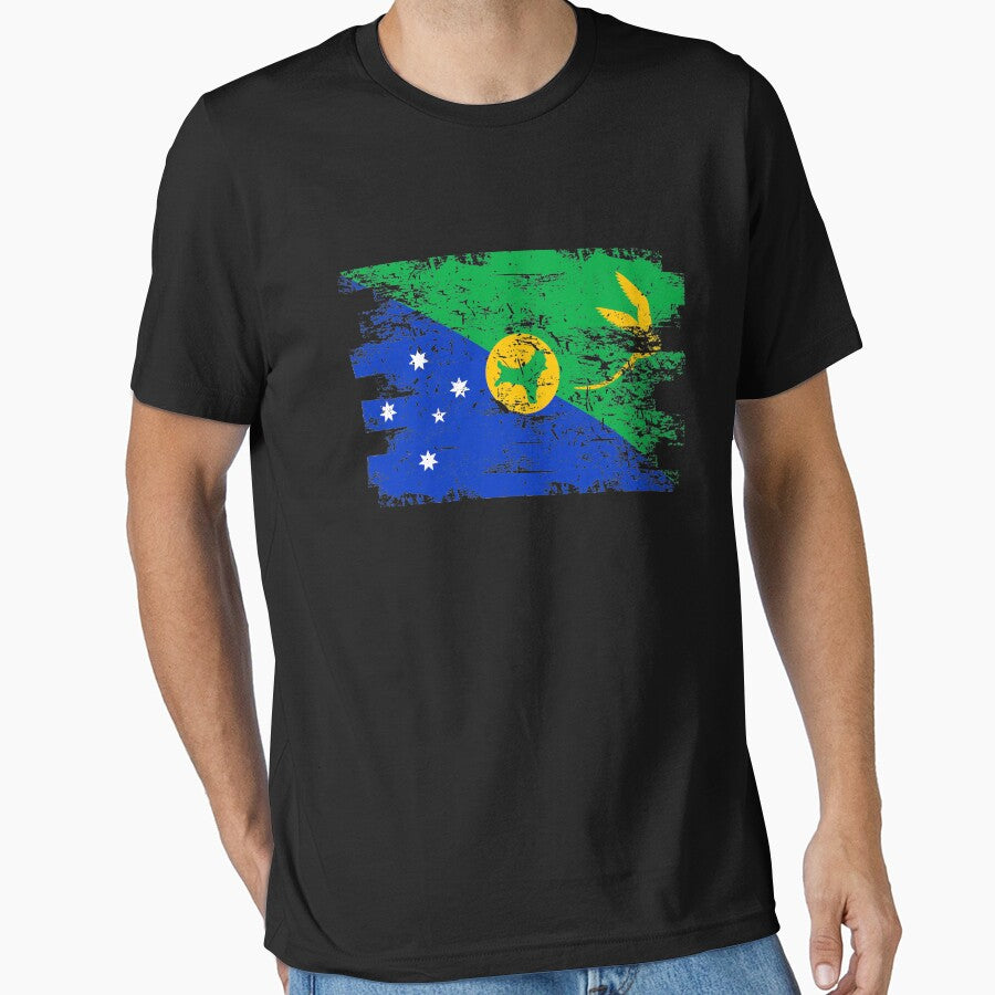 Christmas Island Shirt Gift Country Flag Patriotic Travel Asia Light by threadsmonkey
