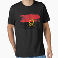 Angola Shirt Gift Country Flag Patriotic Travel Africa Light by threadsmonkey