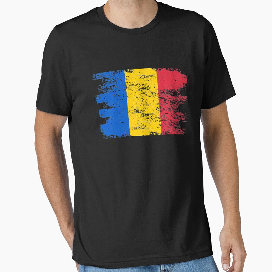 Chad Shirt Gift Country Flag Patriotic Travel Africa Light by threadsmonkey