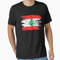 Lebanon Shirt Gift Country Flag Patriotic Travel Asia Light by threadsmonkey
