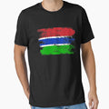 Gambia Shirt Gift Country Flag Patriotic Travel Africa Light by threadsmonkey