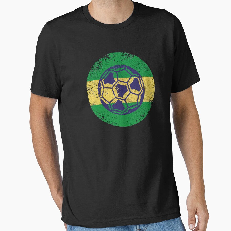 Vintage Brazilian Soccer Ball by kraftyesstonian