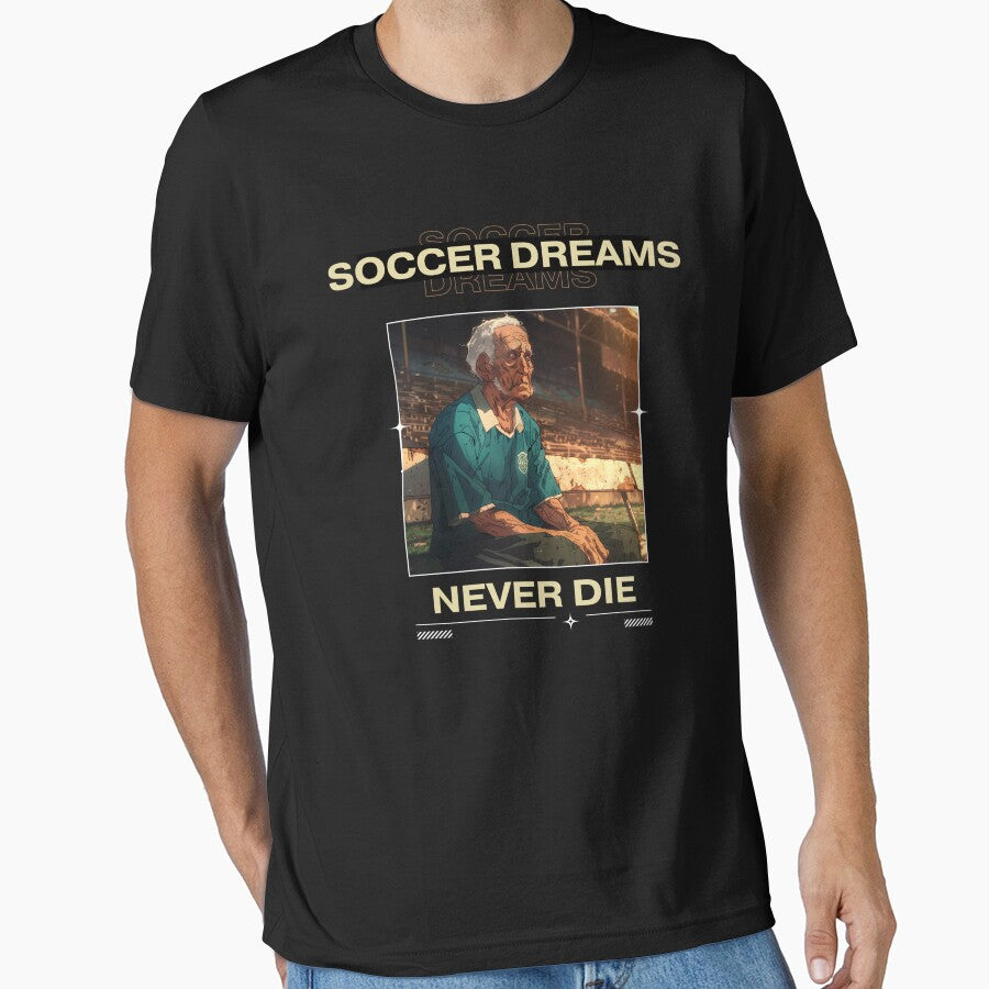 Vintage Anime Old Man in Soccer Jersey by zax454