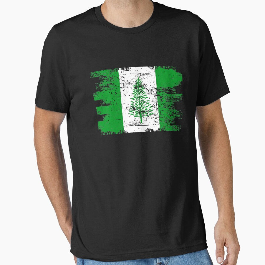 Norfolk Island Shirt Gift Country Flag Patriotic Travel Oceania Light by threadsmonkey