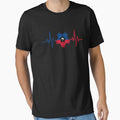 Haiti Soccer Heartbeat Haitian Pride Fan by SofenArt