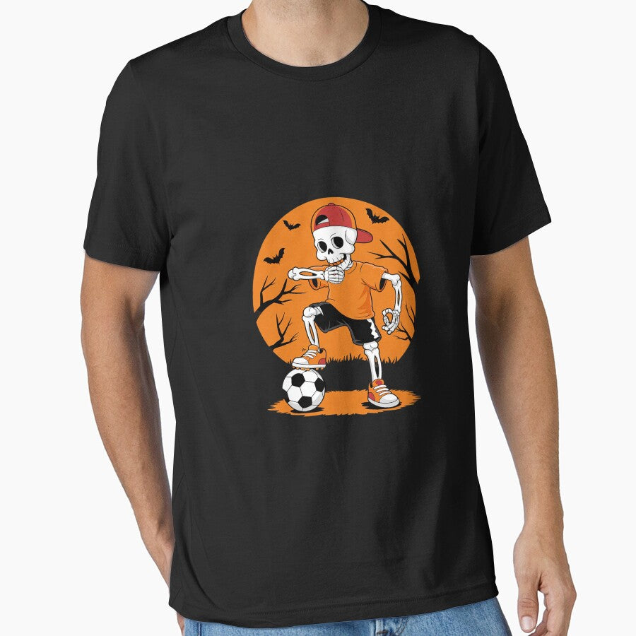 Dabbing Soccer Skeleton Football Boys Soccer Halloween by dainegilbert