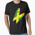 Soccer With Flag Of Jamaica by ZacharyCBritton