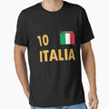 Italy National Football Team Jersey Style Soccer 10 Italia by Orsosaron