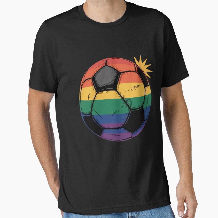 Gay Pride Soccer Rainbow Flag Lgbtq by SiegridOffical