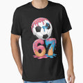 Soccer Drip Number 67 Boys Soccer Player 67 by rael-arts