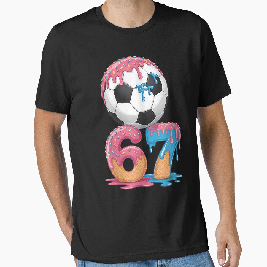 Soccer Drip Number 67 Boys Soccer Player 67 by rael-arts