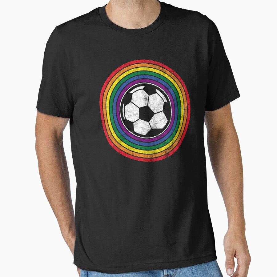 LGBT Soccer Ball Gay Pride Flag Football by mBshirts