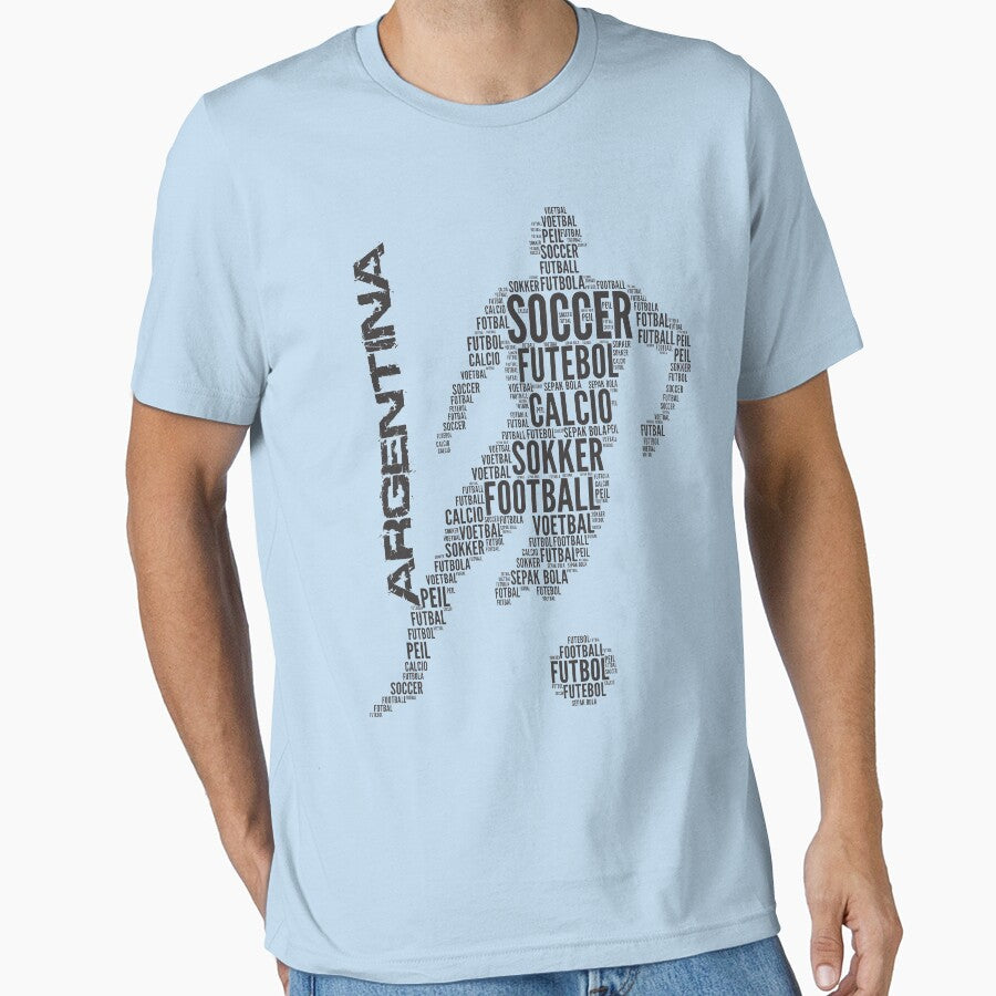 Argentina Soccer Typography by goodspy