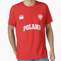 Retro Poland Fan Polish Polska Flag by MrEddie10
