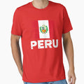 Peru - Peruvian Flag Art | Sports Soccer Football Gift by melsens