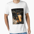 Funny Rottweiler Metzgerhund Drinking Iced Coffee Lover Dog by RDGNR