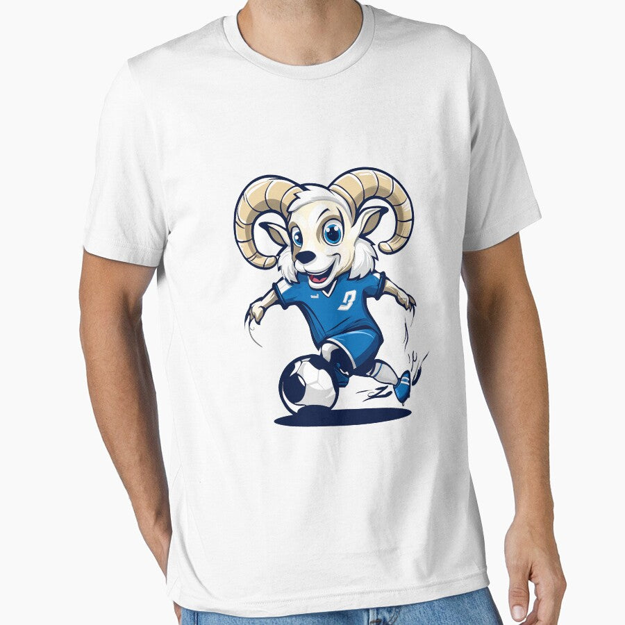 cartoon drawing of a ram mascot by Flynn411