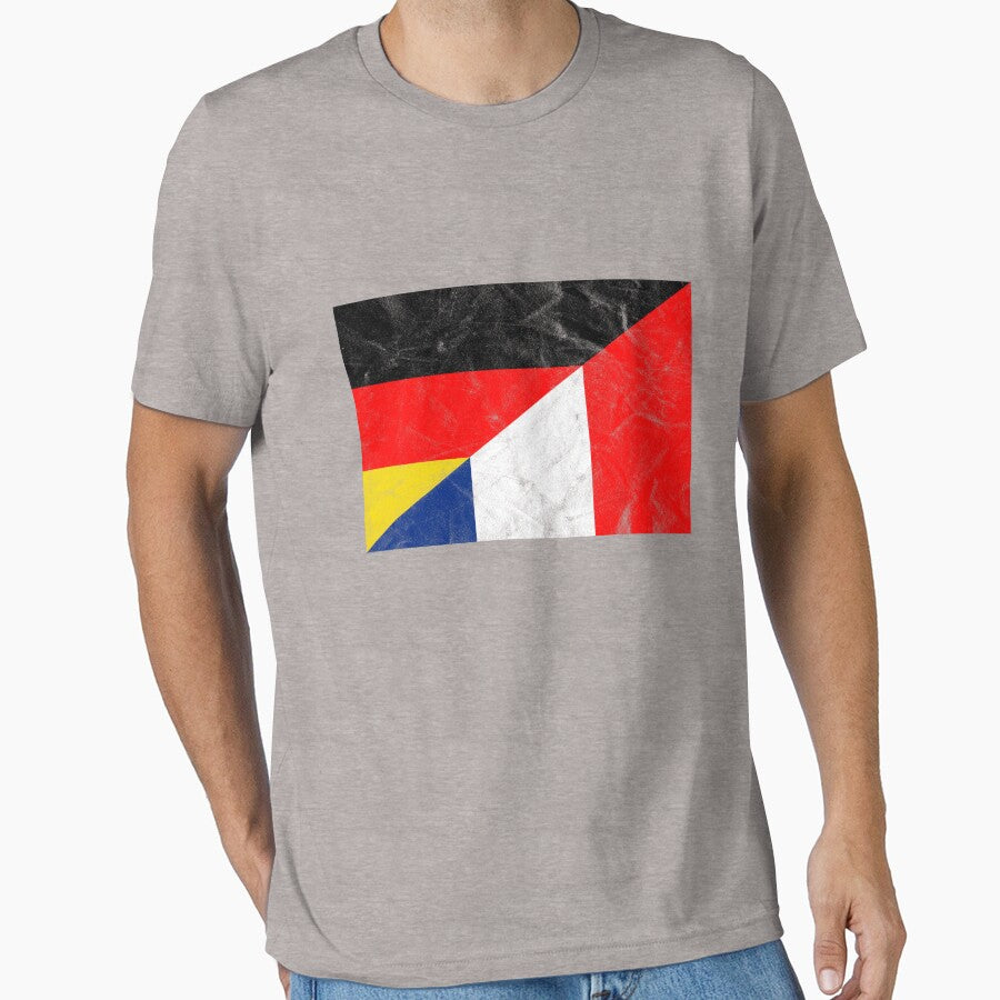 Distressed Germany France Flag by Carl's Clothing