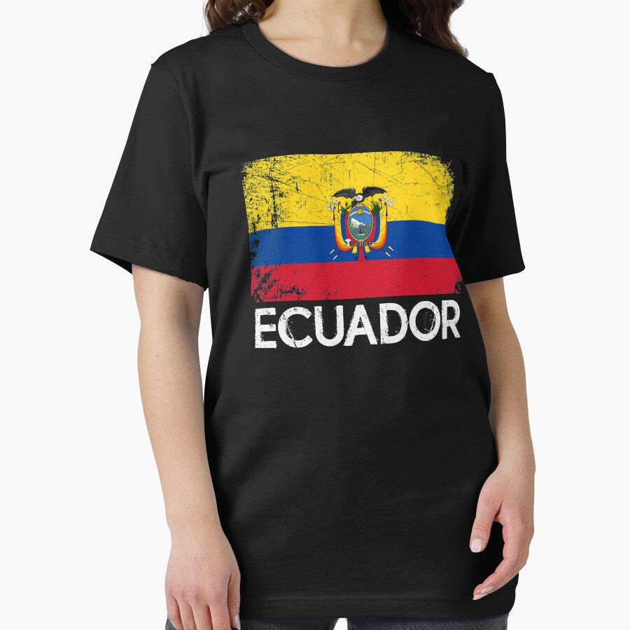 Ecuadorian Flag Design | Vintage Made In Ecuador Gift by melsens
