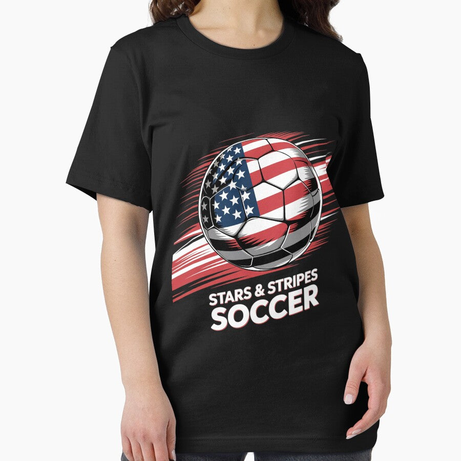American Flag on Soccer Ball by KonstanKoraner
