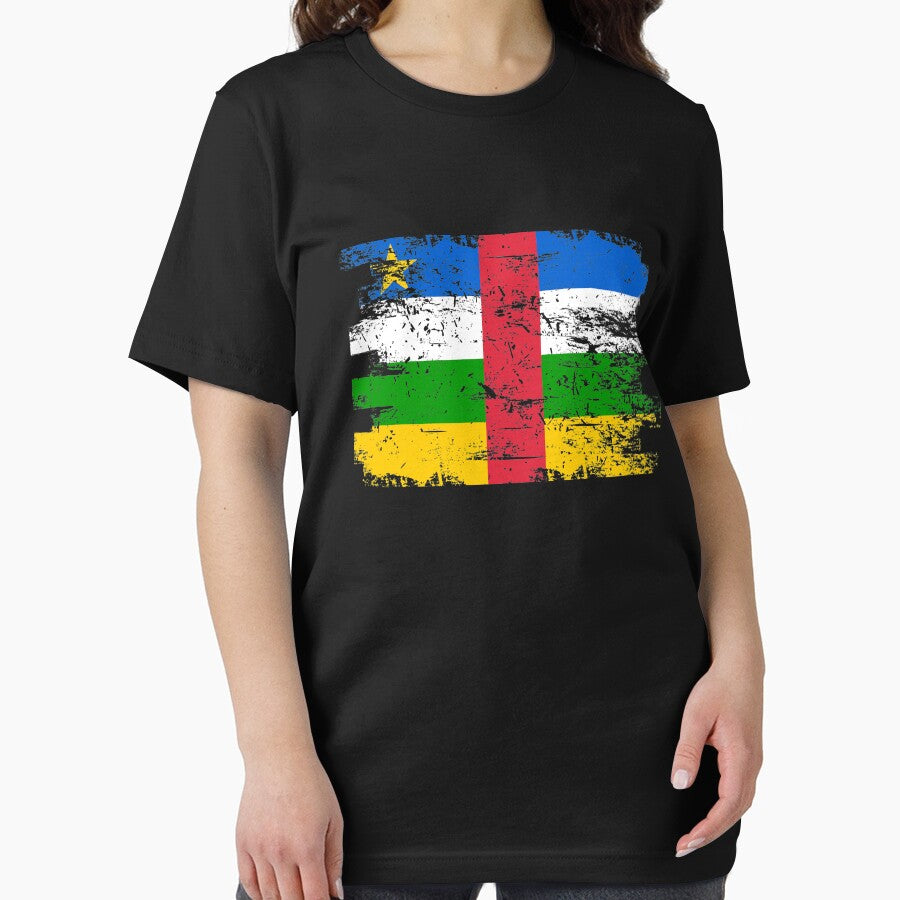 Central African Republic Shirt Gift Country Flag Patriotic Travel Africa Light by threadsmonkey