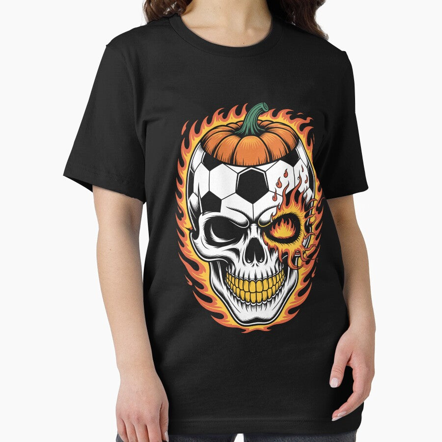 Soccer Ball Pumpkin Skull Halloween by DianaStantzo