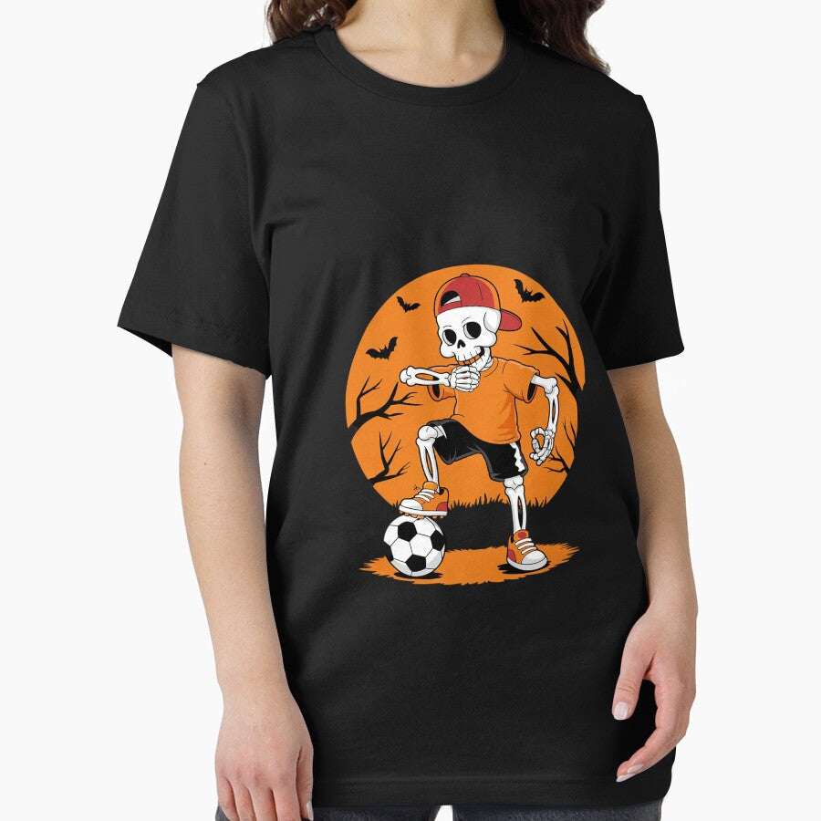 Dabbing Soccer Skeleton Football Boys Soccer Halloween by dainegilbert