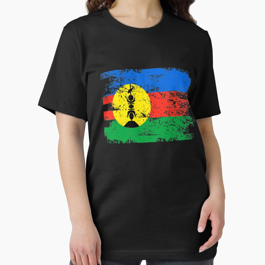 New Caledonia Shirt Gift Country Flag Patriotic Travel Oceania Light by threadsmonkey