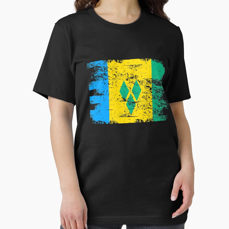 Saint Vincent Grenadines Flag Gift Country Patriotic Travel Shirt Americas Light by threadsmonkey