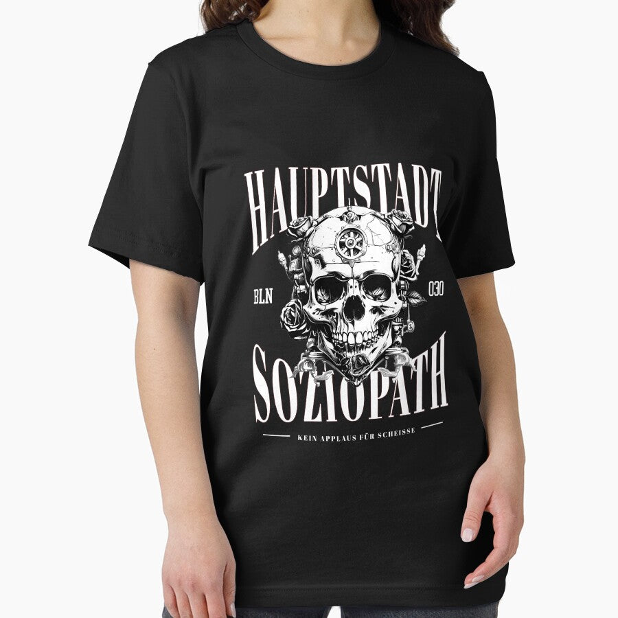Capital Sociopath Skull Berlin by Ecmoprints