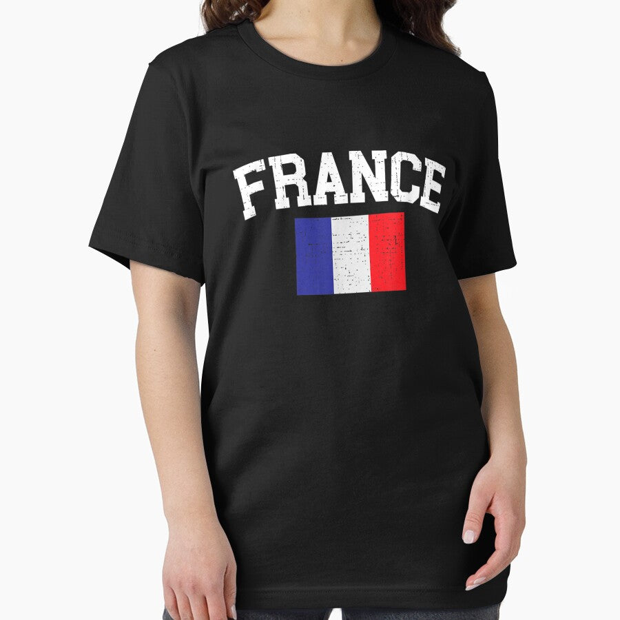 France Distressed Flag French Soccer French Futbol Club by LyndonGrey