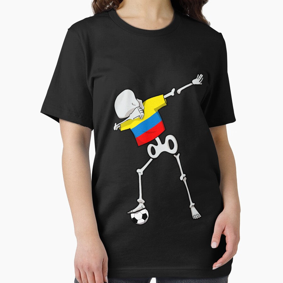 Dabbing Soccer Football Skeleton Colombia by melsens