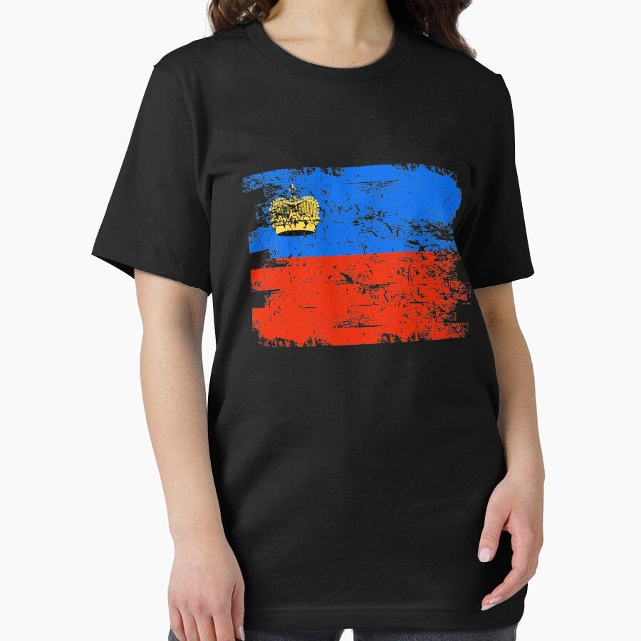 Liechtenstein Gift Country Flag Patriotic Travel Shirt Europe Light by threadsmonkey