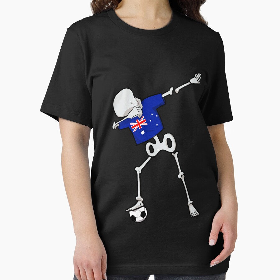 Dabbing Soccer Football Skeleton Australia by melsens