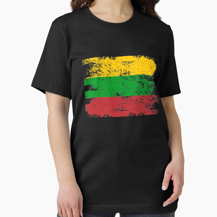 Lithuania Gift Country Flag Patriotic Travel Shirt Europe Light by threadsmonkey
