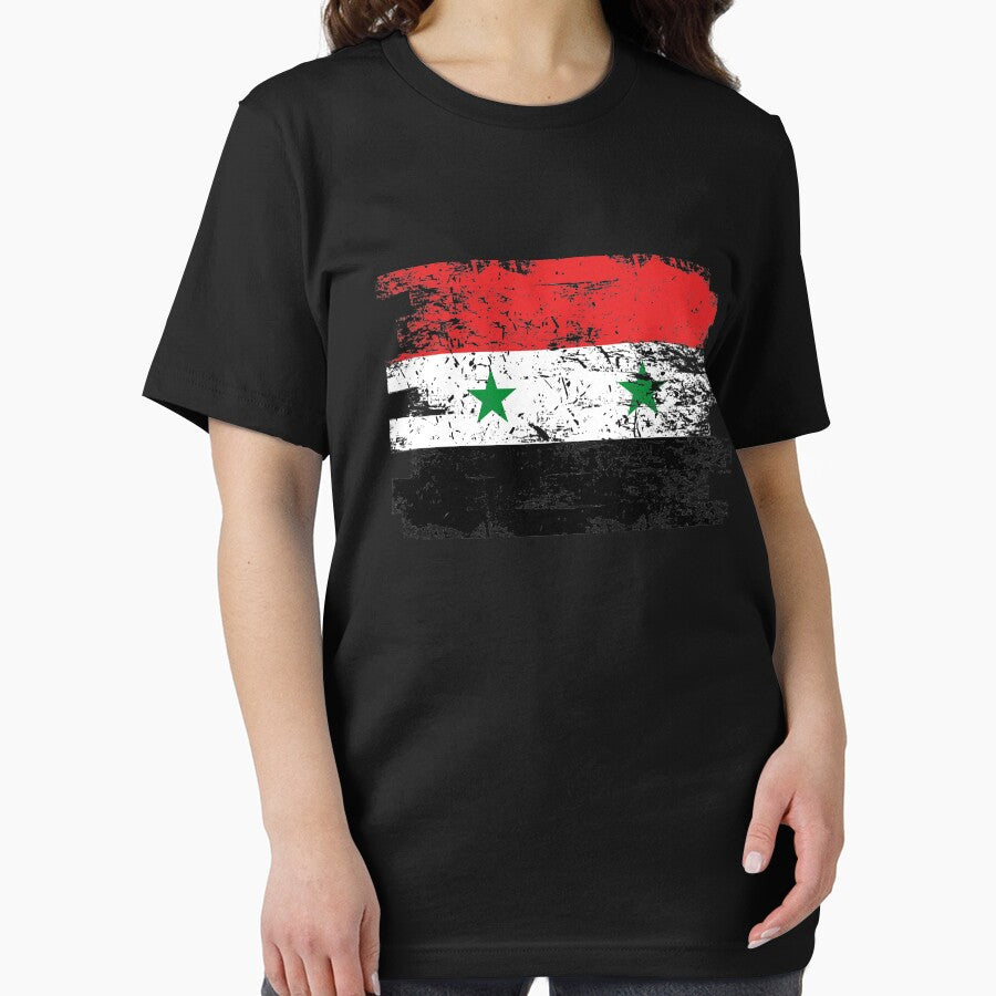 Syria Shirt Gift Country Flag Patriotic Travel Asia Light by threadsmonkey