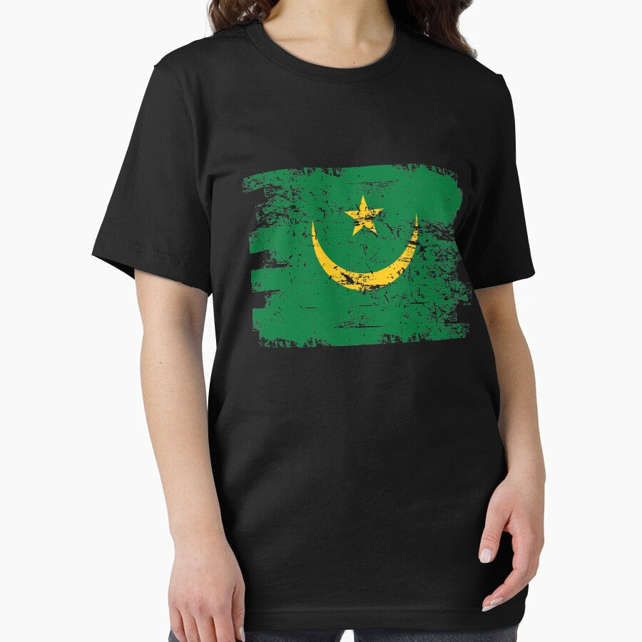 Mauritania Shirt Gift Country Flag Patriotic Travel Africa Light by threadsmonkey