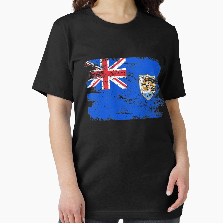 Anguilla Flag Gift Country Patriotic Travel Shirt Americas Light by threadsmonkey
