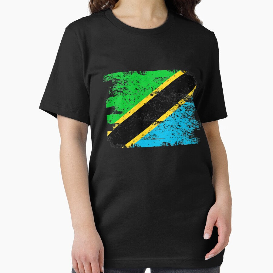 Tanzania Shirt Gift Country Flag Patriotic Travel Africa Light by threadsmonkey