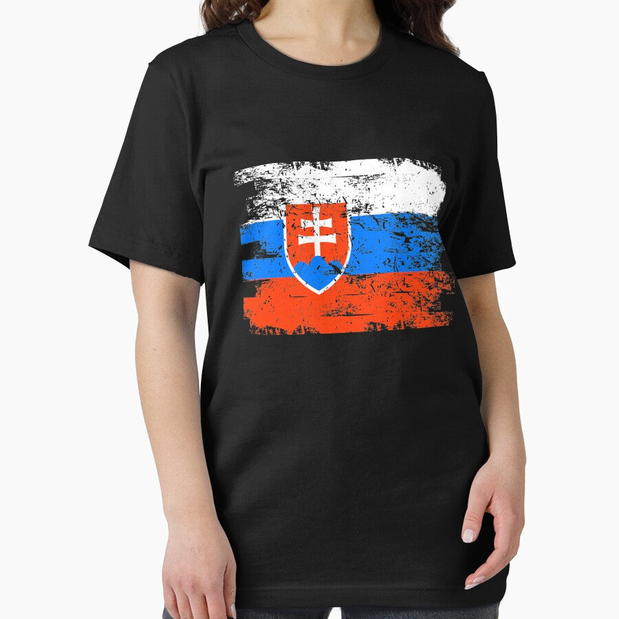 Slovakia Gift Country Flag Patriotic Travel Shirt Europe Light by threadsmonkey