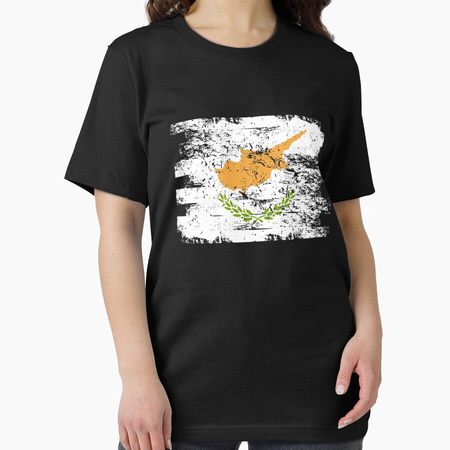Cyprus Gift Country Flag Patriotic Travel Shirt Europe Light by threadsmonkey