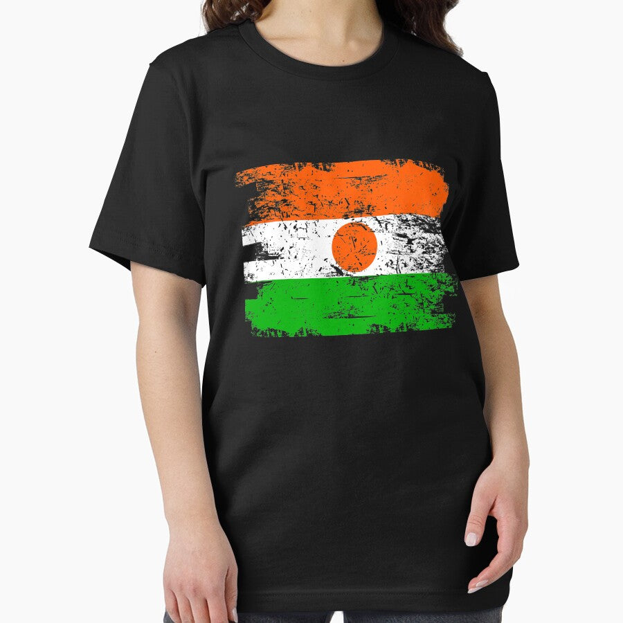 Niger Shirt Gift Country Flag Patriotic Travel Africa Light by threadsmonkey