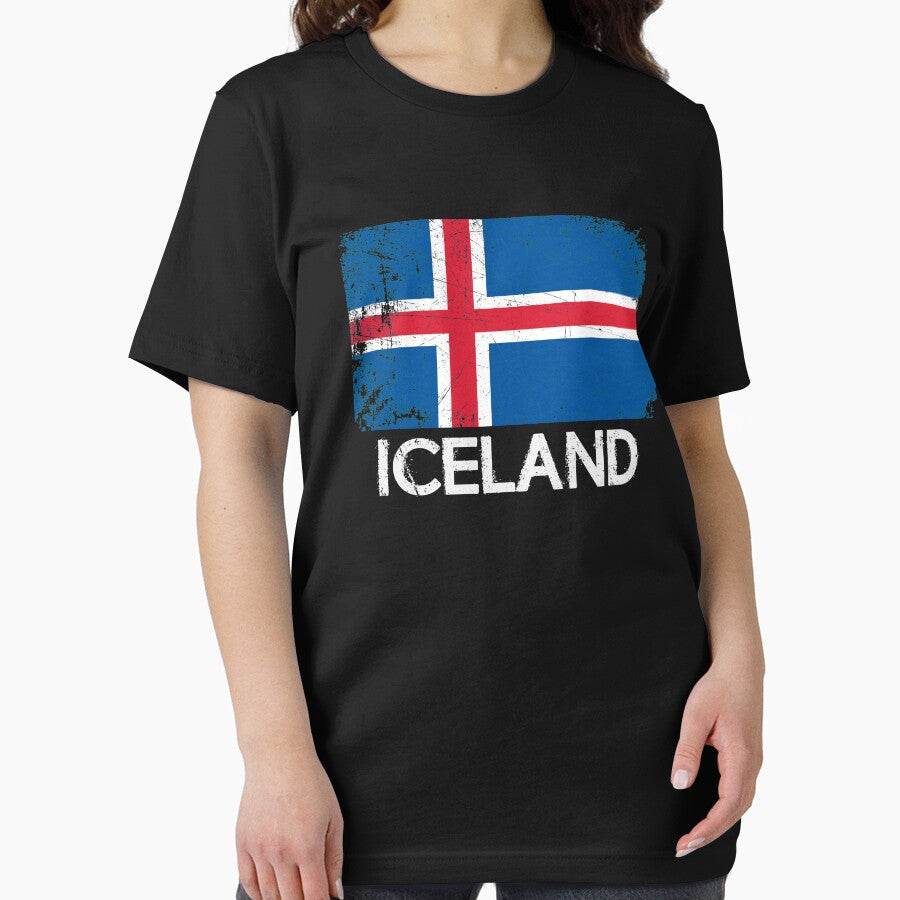 Icelandic Flag Design | Vintage Made In Iceland Gift by melsens