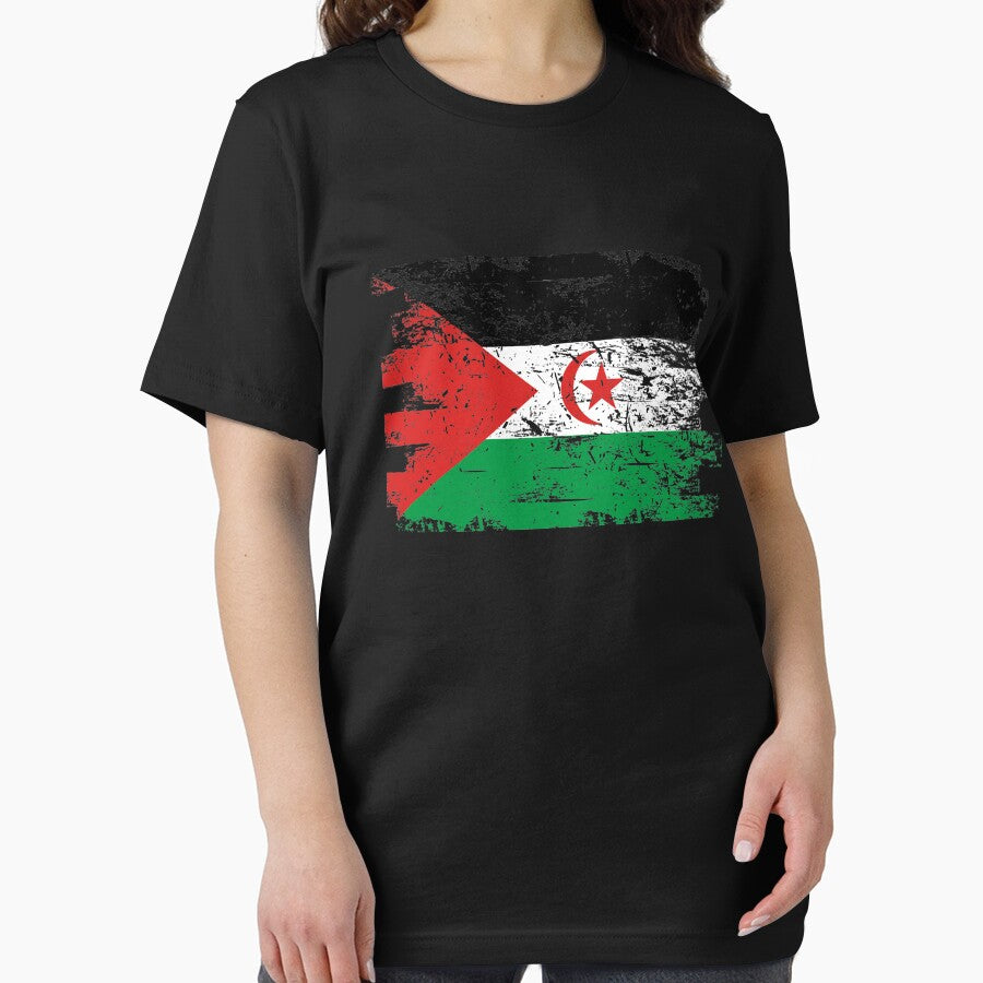 Sahrawi Arab Republic Shirt Gift Country Flag Patriotic Travel Africa Light by threadsmonkey