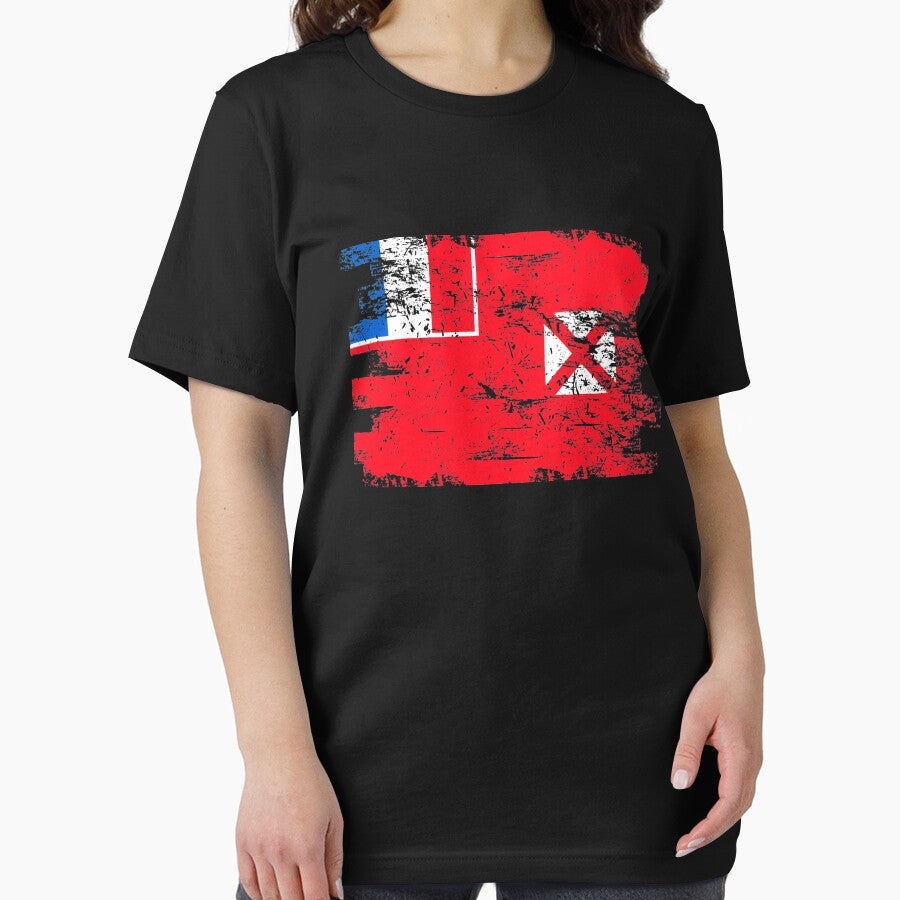 Wallis Futuna Shirt Gift Country Flag Patriotic Travel Oceania Light by threadsmonkey
