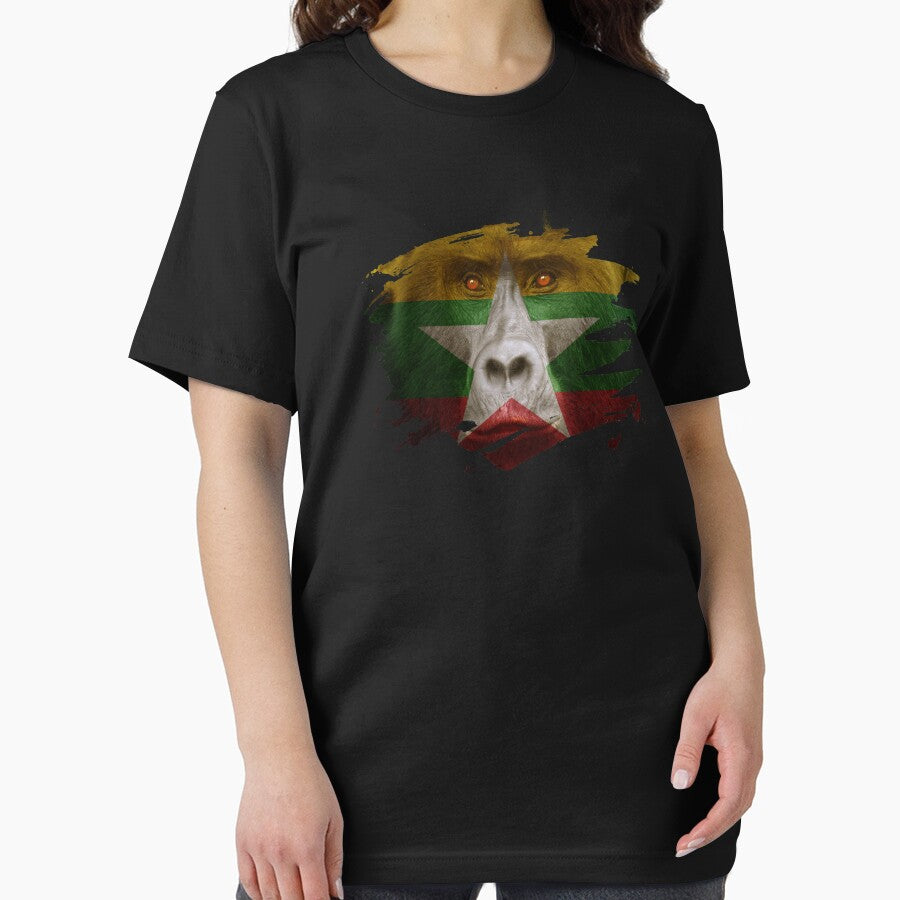 Myanmar Gorilla Flag by ockshirts